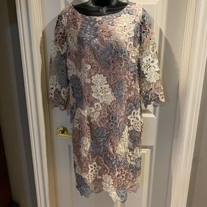 Stunning lace dress.